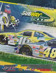 Logo of the Subway 500