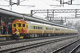 EMU100 Railtour at Hualien Station