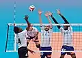 Image 17Play in progress: Final of the Volleyball French Cup, 2013