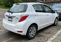 Pre-facelift: Yaris LE 5-door (US)