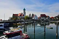 Harbor with the Church of Saint George