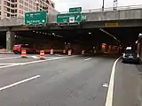 I-395 northbound along the Center Leg Freeway at exit&nbsp;10