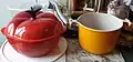 Fondue pot designed by Enzo Mari