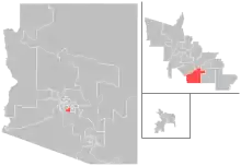 Map of district boundaries since 2023