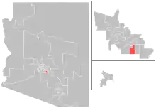 Map of district boundaries since 2023