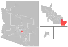 Map of district boundaries since 2023