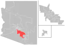 Map of district boundaries since 2023