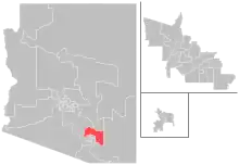 Map of district boundaries since 2023
