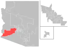 Map of district boundaries since 2023