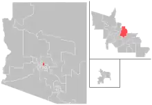 Map of district boundaries since 2023