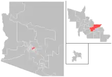 Map of district boundaries since 2023