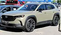 Mazda CX-50 .mw-parser-output .hatnote{font-style:italic}.mw-parser-output div.hatnote{padding-left:1.6em;margin-bottom:0.5em}.mw-parser-output .hatnote i{font-style:normal}.mw-parser-output .hatnote+link+.hatnote{margin-top:-0.5em}Main article: Mazda CX-50