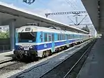 2-car DMU class 621 sets for 'Regional' services, seen at Thessaloníki, April 2010