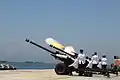 21 Gun Salute in Gibraltar marking the birth of Prince George of Cambridge, 2013.