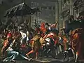Carlo Borromeo enters Milan by Filippo Abbiati