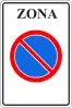 No parking zone
