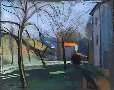 Spring with a Red Roof