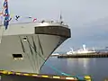Bow of the vessel