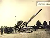 WWI-era 7" tractor mount gun used at Dahlgren Naval Proving Ground