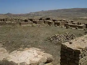 Achir, the courtyard of Ziri Palace