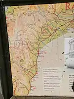 A map of the Canterbury in New Zealand prepared by the Japanese Military following the attack on Pearl Harbour