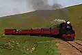 NZR A class No. 428 approaching Gate 2 on the railway