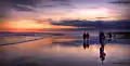 Sunset at Parangtritis Beach, Bantul.