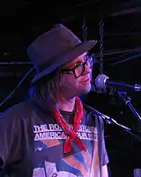 Aaron Lee Tasjan performing at The Saint in Asbury Park, New Jersey on July 8, 2014.