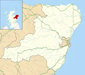 Strichen is located in Aberdeenshire