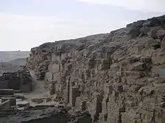 Single step of a pyramid that was converted into a square mastaba