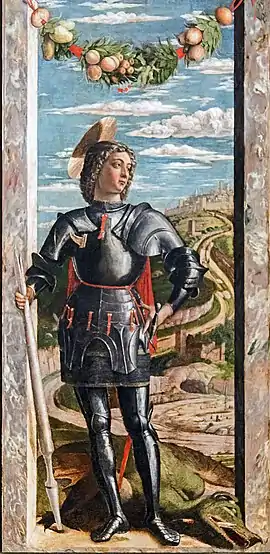 Andrea MantegnaSt. George, 66 × 32&nbsp;cm