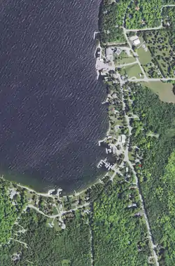 Aerial view in 2020