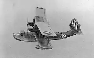A Short Singapore Mk III flying boat, similar to those operated by 205 Sqn.
