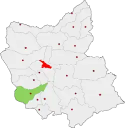 Location of Ajab Shir County in&nbsp;East&nbsp;Azerbaijan&nbsp;province