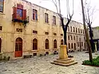 The courtyard