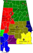 Boy Scout Council Map
