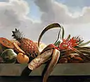Pineapple, papaya, and other fruits