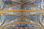 Renaissance rinceaux, as here in the Albi Cathedral, are inspired by medieval illuminations but also Roman grotesques