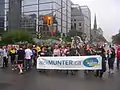 Alex Munter mayoral campaign at the 2006 parade (Munter can be seen at far left)