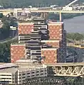 The current Allegheny County Jail at 950 Second Avenue in Pittsburgh, PA