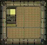 Die shot of an Altera Max II.