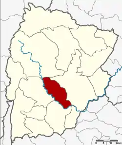 District location in Chaiyaphum province