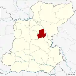 District location in Roi Et province