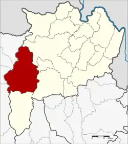District location in Chiang Rai province