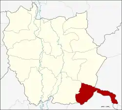 District location in Phichit province