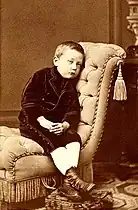 Young Roald Amundsen, c. 1875