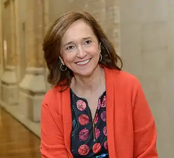 Image 9Ana Santos AramburoPhotograph credit: Biblioteca Nacional de EspañaAna Santos Aramburo (born 1957) has been the director of the National Library of Spain since February&nbsp;2013. Having received a degree in geography and history from the University of Zaragoza in Spain, she has spent much of her career working at the Complutense University of Madrid, first at the library of the Faculty of Economics and Business Sciences, and later serving as deputy director of the university library. Later she served as Director of the Historical Library Marquis of Valdecilla, General Director of Libraries and Archives of the City of Madrid, and Director of Cultural Action at the National Library. This photograph of Santos shows her at the headquarters of the National Library of Spain in Madrid.More selected pictures