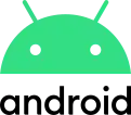 A flat robot head, a bright sea green semicircle with antennas and small holes for eyes.