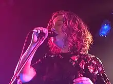 Angie Hart performing at Corner Hotel in Melbourne Australia. May 2023.