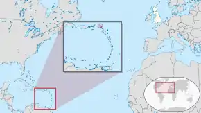 Location of Anguilla (red)